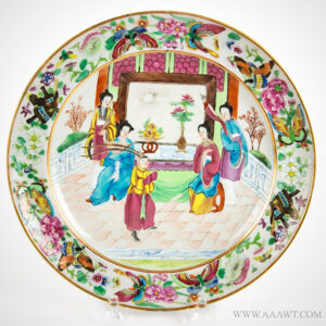Porcelain, Chinese Export Armorial Dish, Plate, Arms of Colvil (or Colville) Inventory Thumbnail